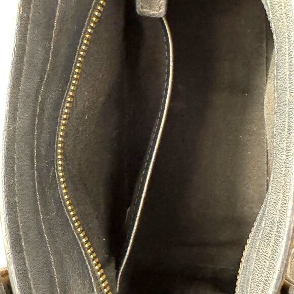 MCM Anya Zip Top Leather Mini Shopper Crossbody Handbag - Picture 9 of 14